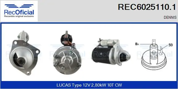 Starter (REC6025110.1)