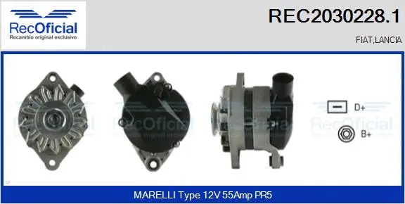 Alternator (REC2030228.1)