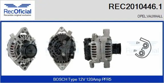 Alternator (REC2010446.1)