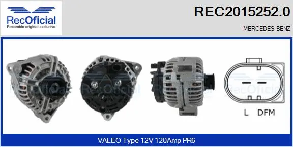 Alternator (REC2015252.0)
