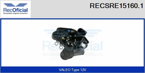 Alternator Regulator (RECSRE15160.1)