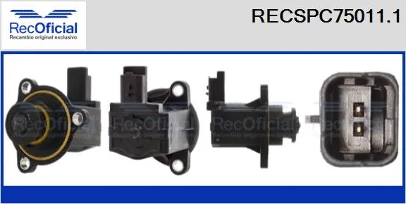Recirculating Air Valve, charger (RECSPC75011.1)