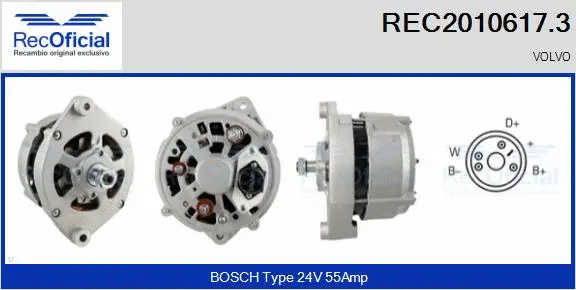 Alternator (REC2010617.3)