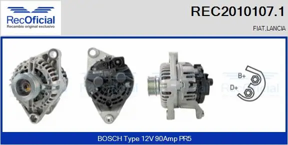 Alternator (REC2010107.1)