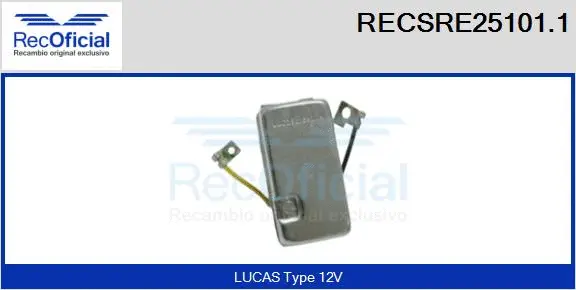 Alternator Regulator (RECSRE25101.1)