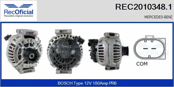 Alternator (REC2010348.1)