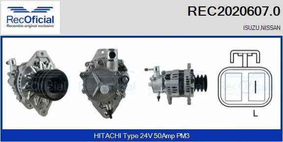 Alternator (REC2020607.0)