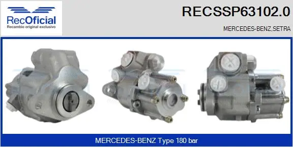 Hydraulic Pump, steering (RECSSP63102.0)