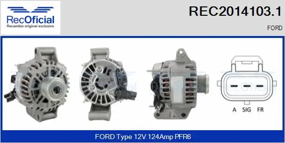 Alternator (REC2014103.1)