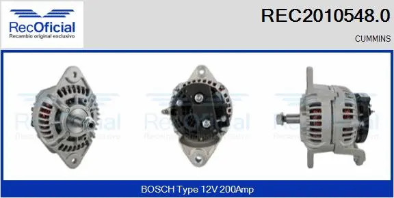 Alternator (REC2010548.0)