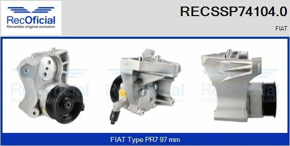 Hydraulic Pump, steering (RECSSP74104.0)