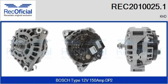 Alternator (REC2010025.1)