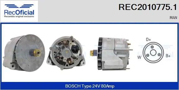 Alternator (REC2010775.1)