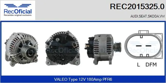 Alternator (REC2015325.0)