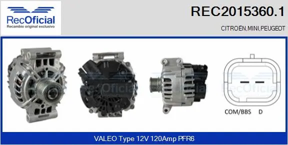 Alternator (REC2015360.1)