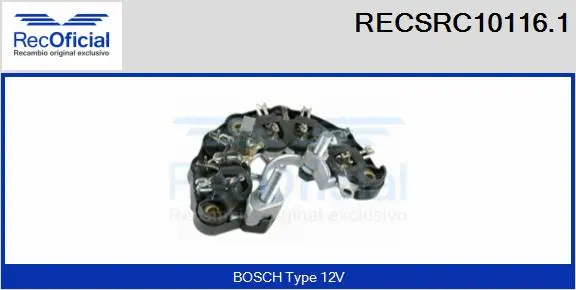 Rectifier, alternator (RECSRC10116.1)
