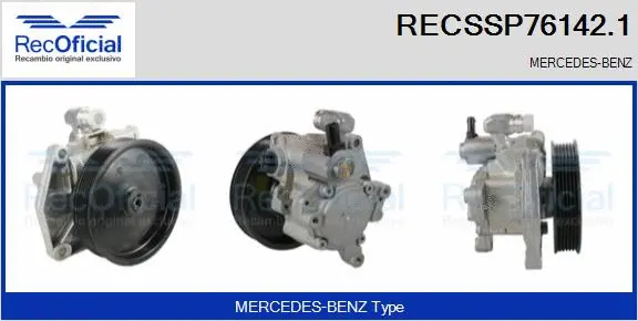 Hydraulic Pump, steering (RECSSP76142.1)