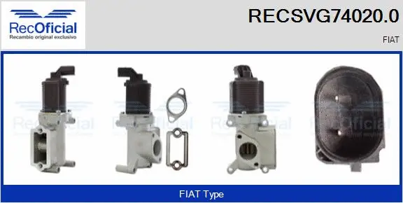 EGR Valve (RECSVG74020.0)