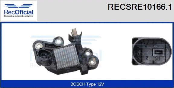 Alternator Regulator (RECSRE10166.1)