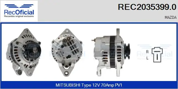 Alternator (REC2035399.0)