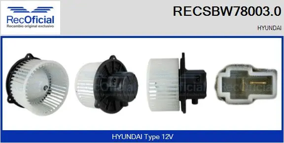 Interior Blower (RECSBW78003.0)