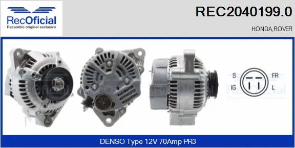 Alternator (REC2040199.0)