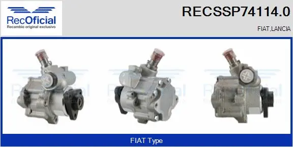 Hydraulic Pump, steering (RECSSP74114.0)