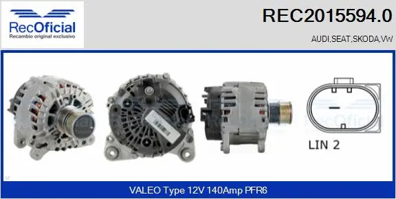 Alternator (REC2015594.0)