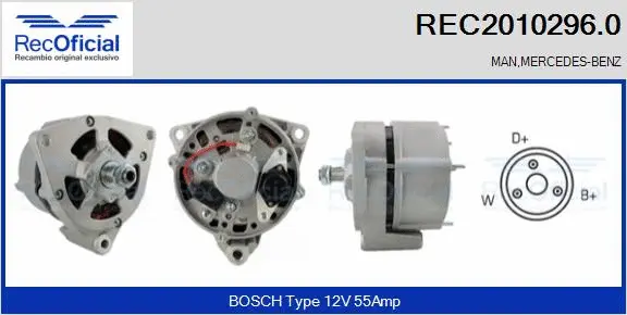Alternator (REC2010296.0)