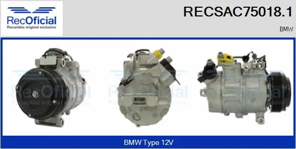 Compressor, air conditioning (RECSAC75018.1)
