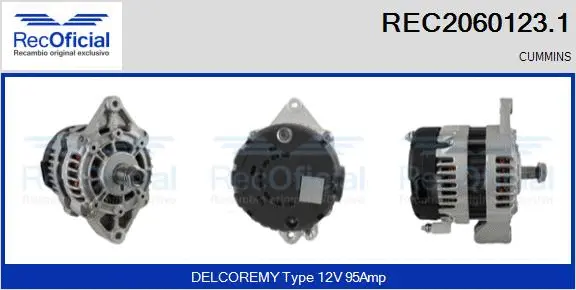 Alternator (REC2060123.1)