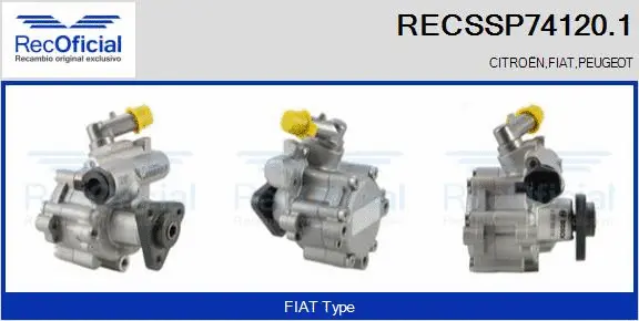 Hydraulic Pump, steering (RECSSP74120.1)