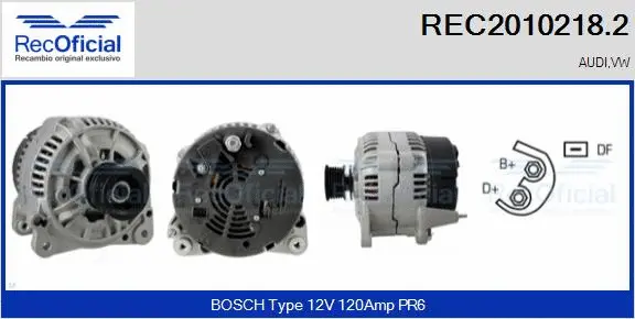 Alternator (REC2010218.2)