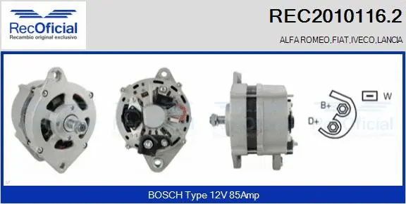 Alternator (REC2010116.2)