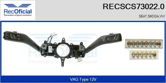 Steering Column Switch (RECSCS73022.0)