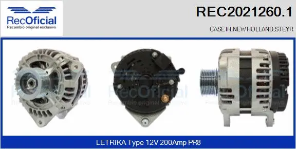 Alternator (REC2021260.1)
