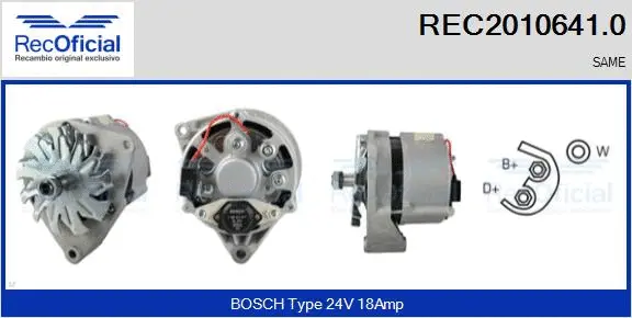 Alternator (REC2010641.0)