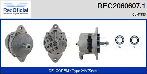 Alternator (REC2060607.1)