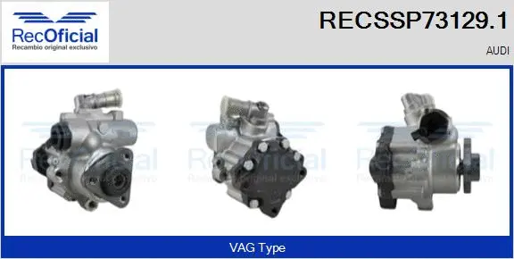 Hydraulic Pump, steering (RECSSP73129.1)