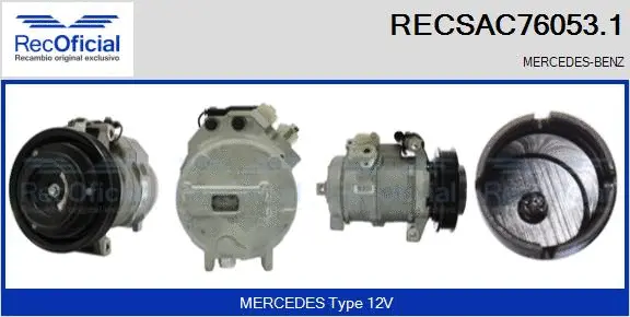 Compressor, air conditioning (RECSAC76053.1)