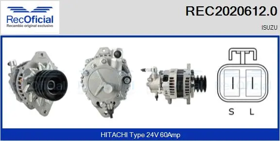 Alternator (REC2020612.0)