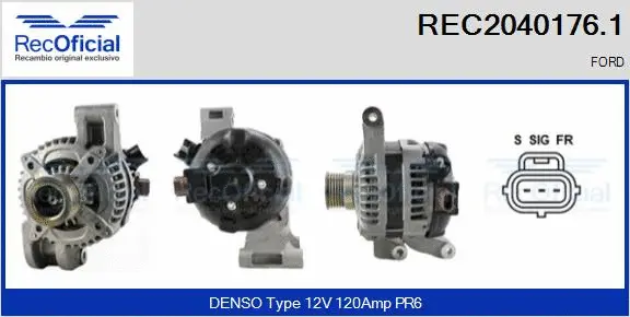 Alternator (REC2040176.1)