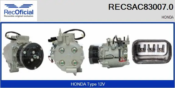 Compressor, air conditioning (RECSAC83007.0)