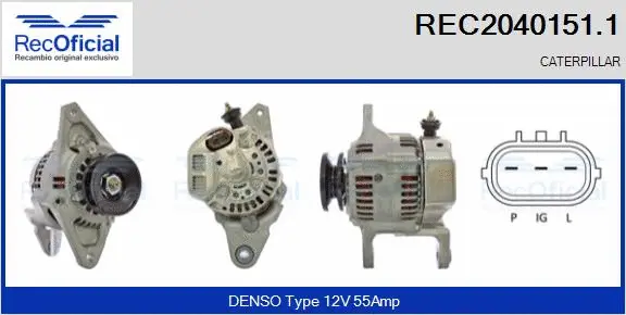 Alternator (REC2040151.1)