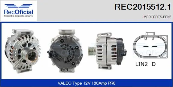 Alternator (REC2015512.1)