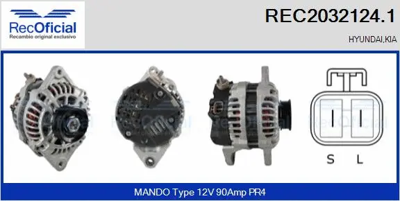 Alternator (REC2032124.1)