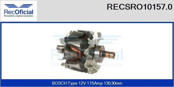 Rotor, alternator (RECSRO10157.0)