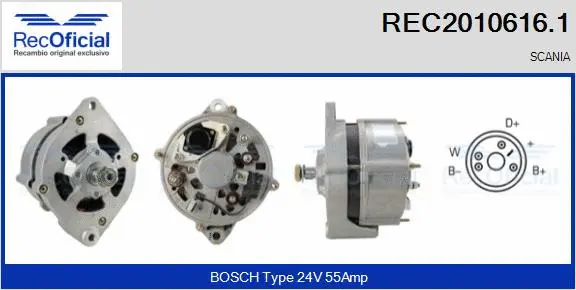 Alternator (REC2010616.1)