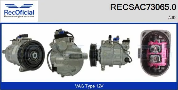 Compressor, air conditioning (RECSAC73065.0)