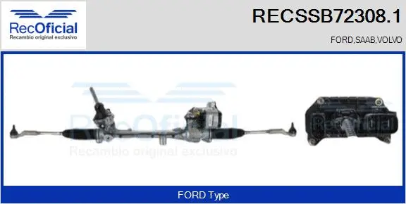 Steering Gear (RECSSB72308.1)